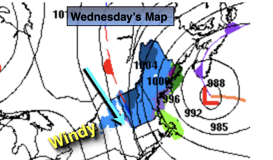 Winds Howl. Sun Returns. Chilly... John Marshall Weather
