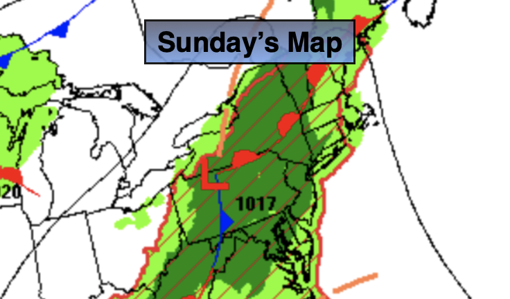 Not as Warm Sunday. PM Sct'd Storm... | John Marshall Weather