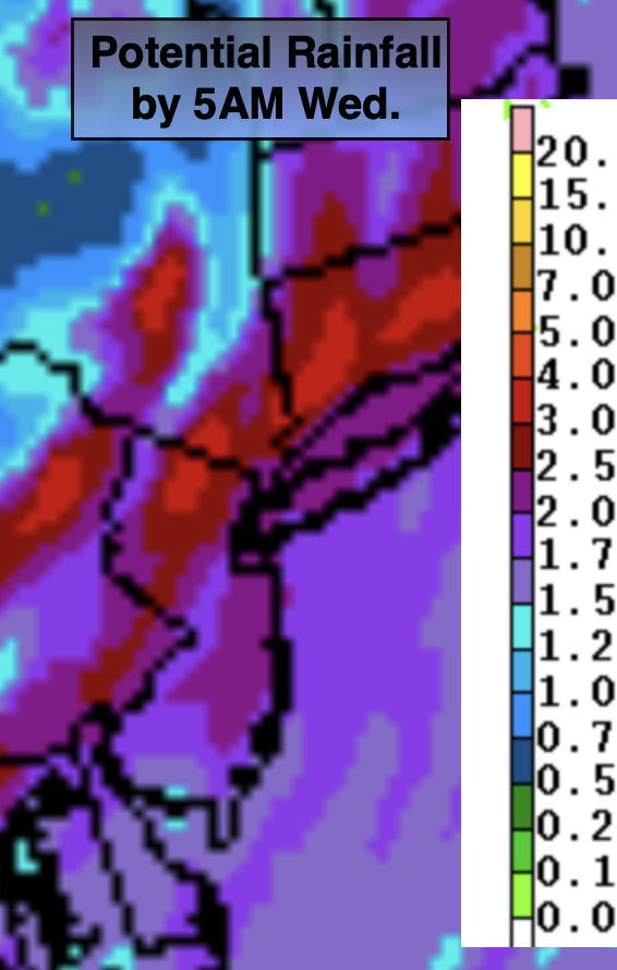 Heavy Rain. High Winds Tonight... John Marshall Weather